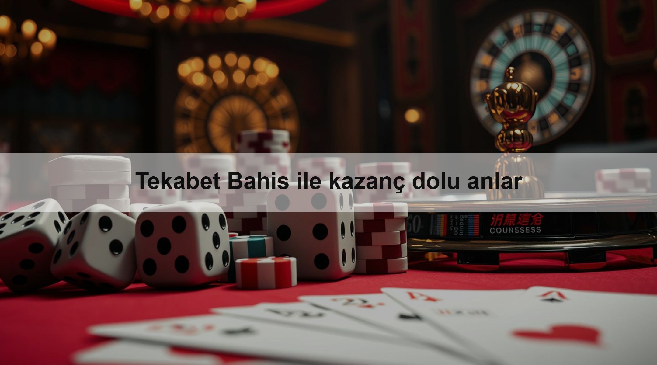 Tekabet Bahis ile kazanç dolu anlar