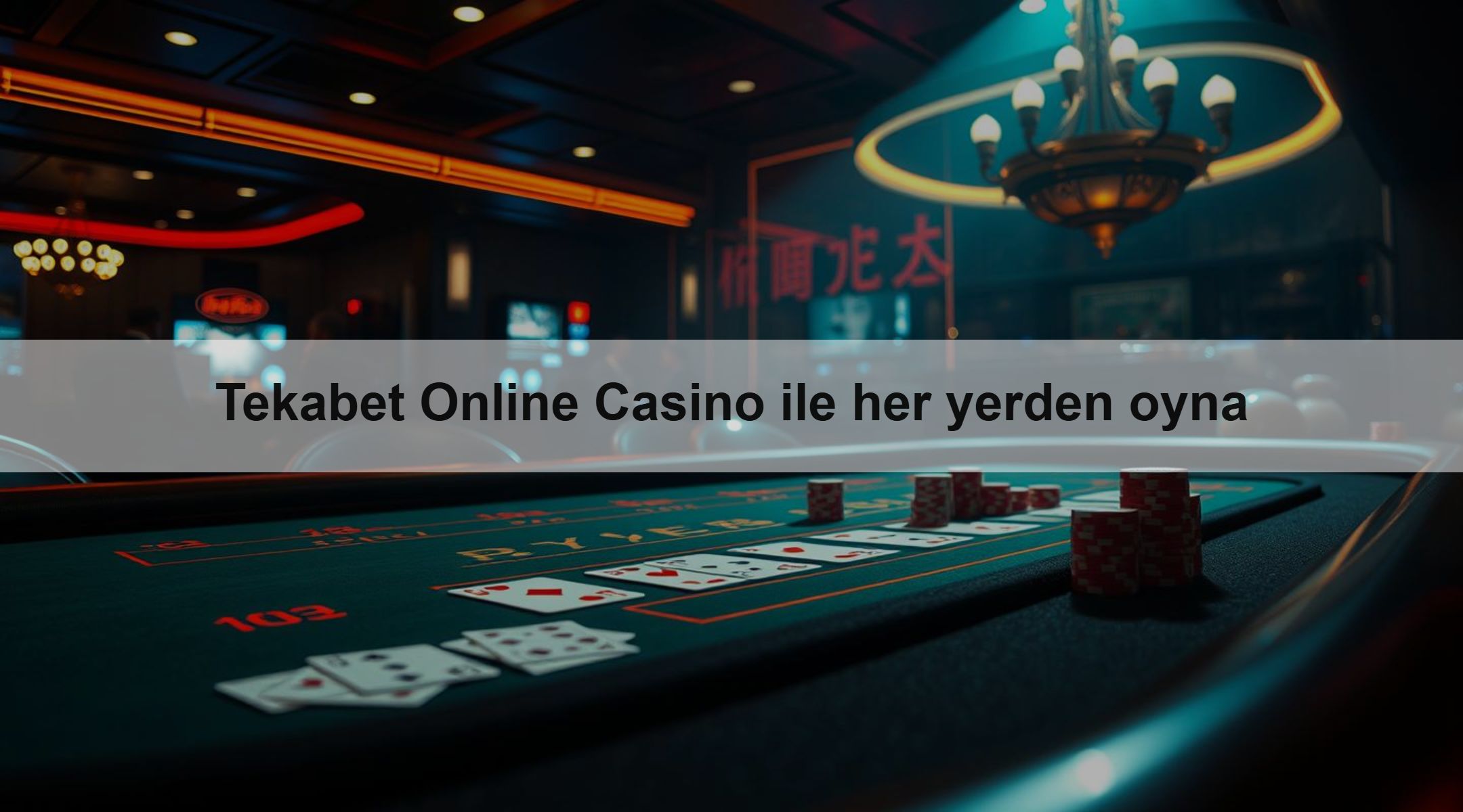 Tekabet Online Casino ile her yerden oyna